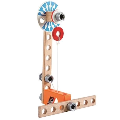 Конструктор HAPE Junior Inventor Магнітна лабораторія 34 деталі (E3033)