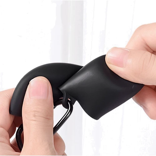Чехол для наушников BeCover Silicon Black (707461) for Xiaomi Redmi Buds 3 Pro: Особенности С карабином