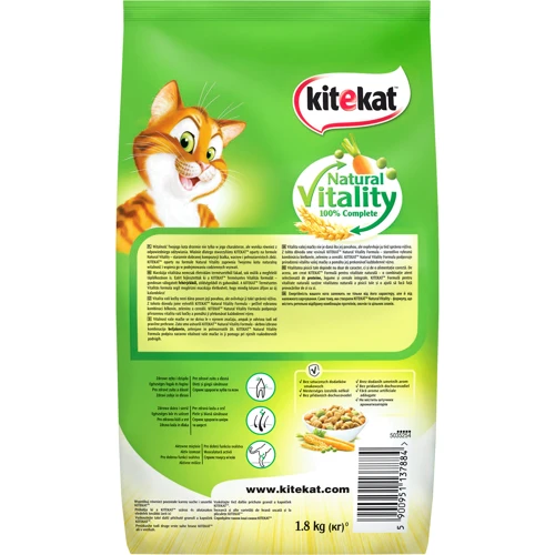 Сухой корм для котов Kitekat курочка с овощами 1,8 кг (5900951137884): Возраст Молодые