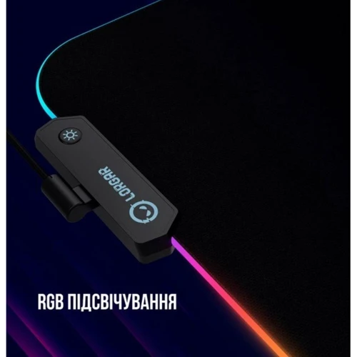 Игровая поверхность Lorgar Steller 919 RGB USB Black (LRG-GMP919)