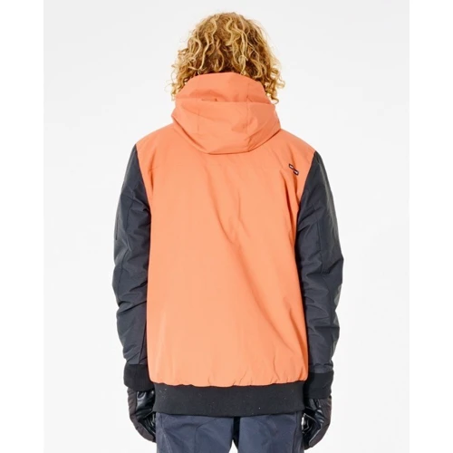 Горнолыжная куртка Rip Curl Traction Snow Jacket SCJEB4-5001 46 оранжевая зимняя с капюшоном: Состав Эластан, Хлопок, Полиэстер, Вискоза