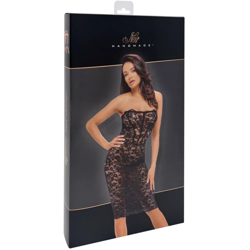 Платье Noir Handmade F301 Catalyst lace up midi dress Вlack, XXL