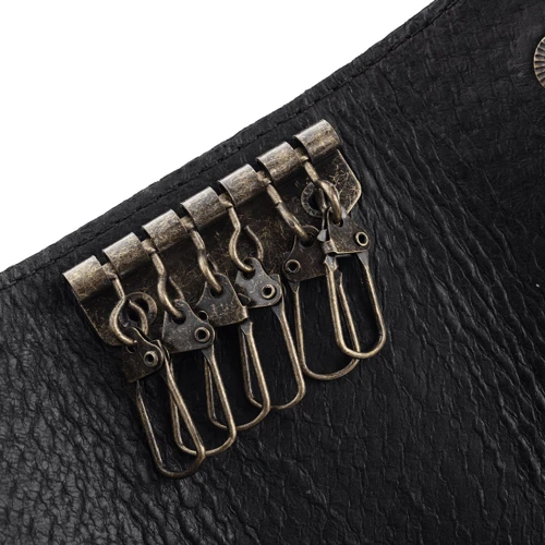 Чоловіча ключниця DNK Leather темно-синя (DNK-Keys-Lcol-K): Матеріал Натуральна шкіра