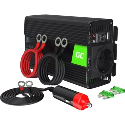 Преобразователь (инвертор) DC-AC Green Cell INV16 12V/230V 500/1000W