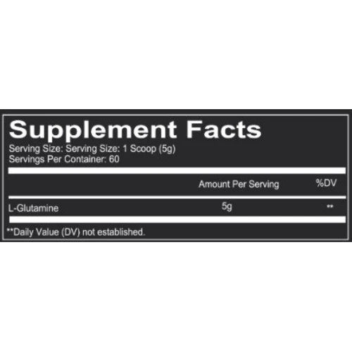 Аминокислота для спорта Redcon1 L-Glutamine 300 g / 60 servings: Вкус Без вкуса