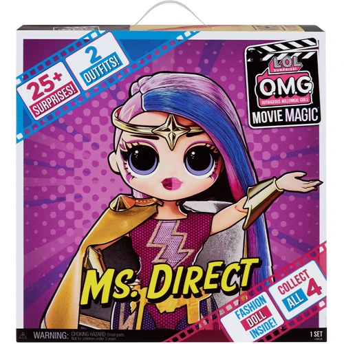 Ігровий набір з лялькою L.O.L. Surprise! серії "O.M.G. Movie Magic" - Міс Абсолют (з аксесуарами): Особливості На шарнирах