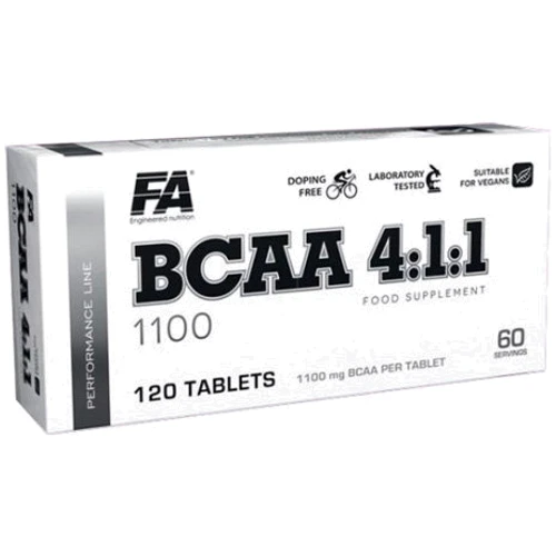 Аминокислота для спорта Fitness Authority BCAA 4:1:1 1100 mg 120 tablets