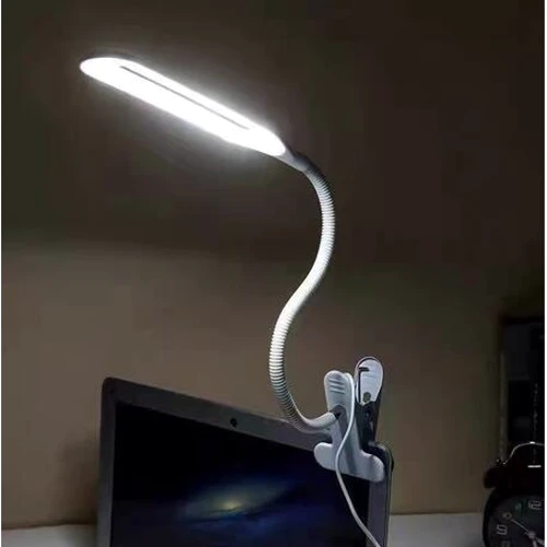 Настольная LED лампа с гибкой ножкой и прищепкой UFT Lamp 1 White