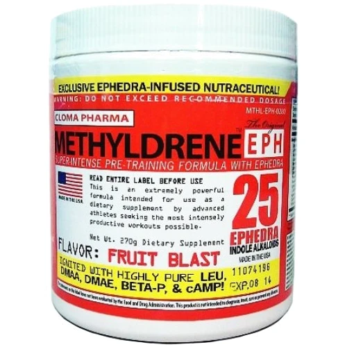 Cloma Pharma Methyldrene EPH 270 g /45 servings/ Fruit Blast