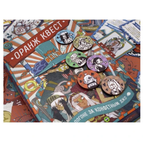Настольная игра Muravey Games Оранж Квест: в погоне за Конфетным Джо (3 издание)
