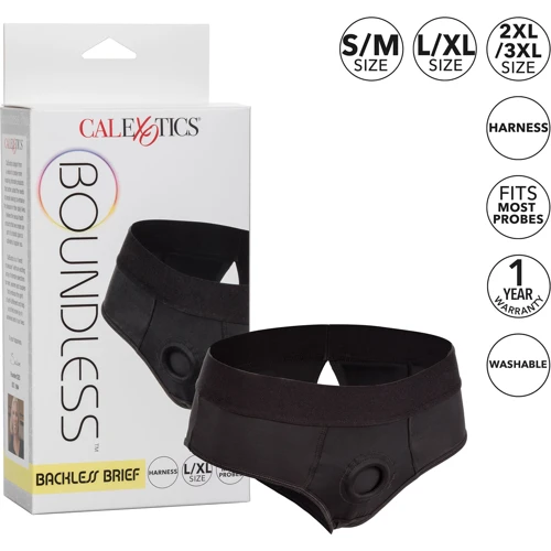 Трусы для страпона California Exotic Novelties - Boundless Backless Brief, L/XL