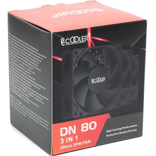 Кулер PcСooler DN 80 BK 3in1: Назначение для корпуса