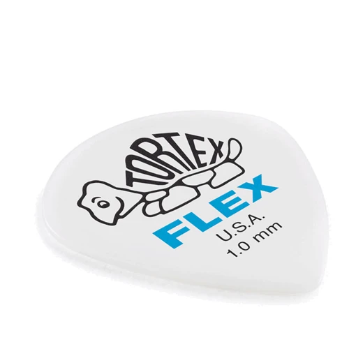 Медиатор Набор медиаторов DUNLOP 466P1.0 Tortex Flex Jazz III XL Player's Pack 1.0: Форма медиатора Jazz