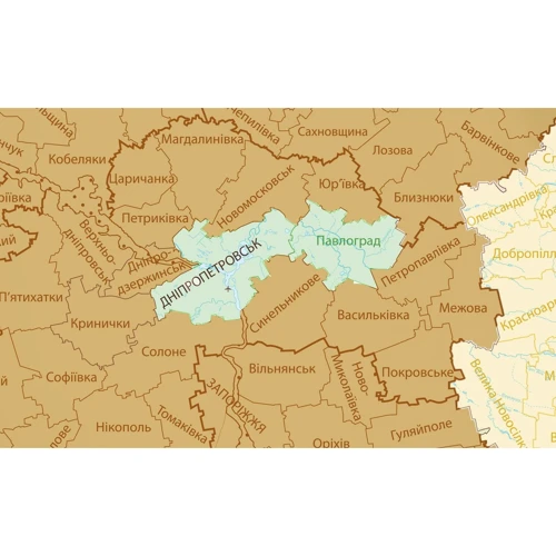 Скретч карта України UFT Scratch Map Ukraine (Без тубуса) фото 4
