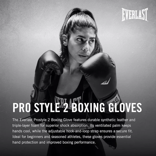 Боксерські рукавички Everlast Prostyle 2 Boxing Glove Уні 16 унцій (P00003086) фото 1
