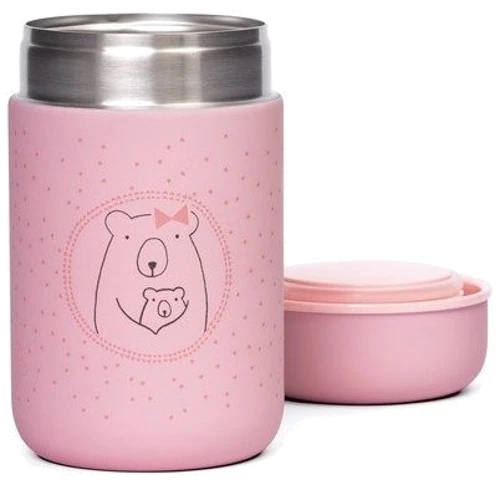 Термос для еды Suavinex Смысл жизни, розовый (305917)