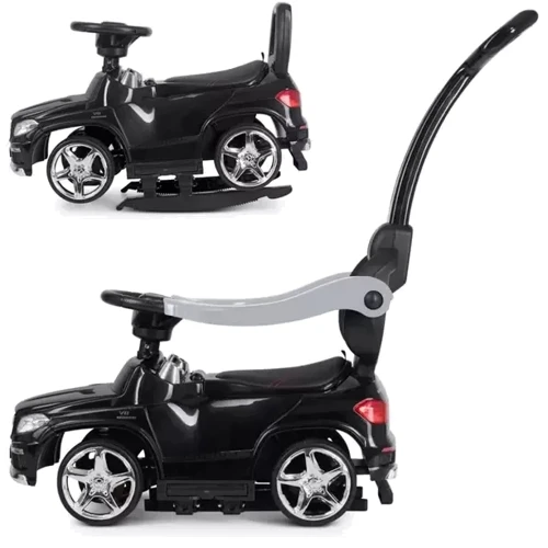 Каталка-толокар Bambi 3 в 1 M 3186L-2 Черная