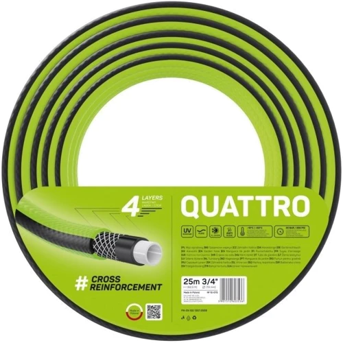 Шланг Cellfast поливочный Quattro 25 м 3/4” (10-075)