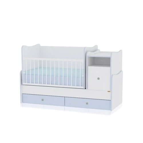 Дитяче ліжко-трансформер Bertoni TREND PLUS NEW (white / blue): Тип ліжечко-трансформер