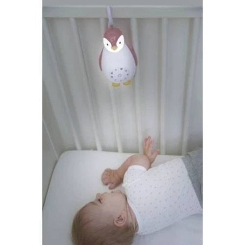 Ночник и музыкальный бокс Zazu Zoe Пингвиненок Розовый (ZA-ZOE-03): Тип питания Аккумулятор, От USB