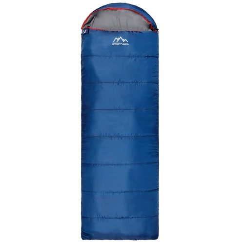 Спальный мешок SportVida R Blue/Grey (SV-CC0070): Ширина в ногах 75 см