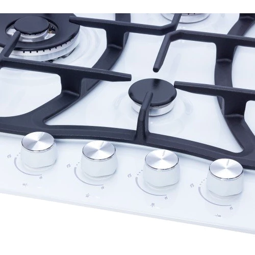 Варочная поверхность газовая Weilor GM W614 WH: Рабочая поверхность эмаль