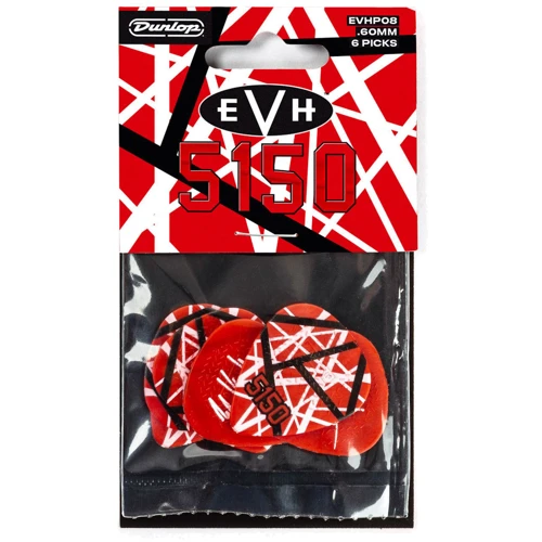 Медиатор Медиатор DUNLOP EVH 5150 MAX-GRIP PICK: Форма медиатора Standard