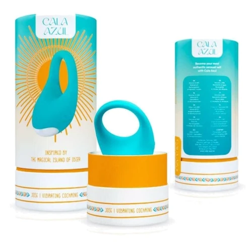 Ерекційне кільце Cala Azul - Jose Vibrating Cockring
