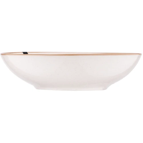 Тарелка суповая Ardesto Apulia 820 мл 20.8 см кремовая (AR2921AC)