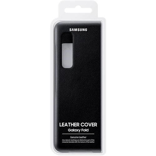 Чехол для телефонов Samsung Leather Cover Black (EF-VF900LBEGRU) for Samsung F900 / F907 Galaxy Fold: Цвет черный
