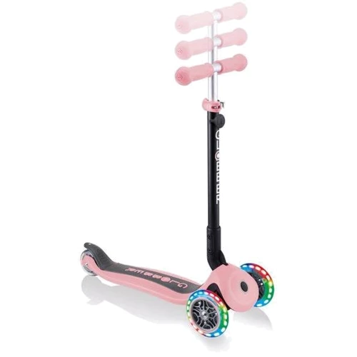 Самокат Globber Go Up Foldable Plus Lights Pastel Pink (пастельно-розовый): Тип колес литые