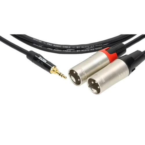 Кабель коммутационный KLOTZ KY9-180 MINILINK PRO Y-CABEL 1.8 M BLACK