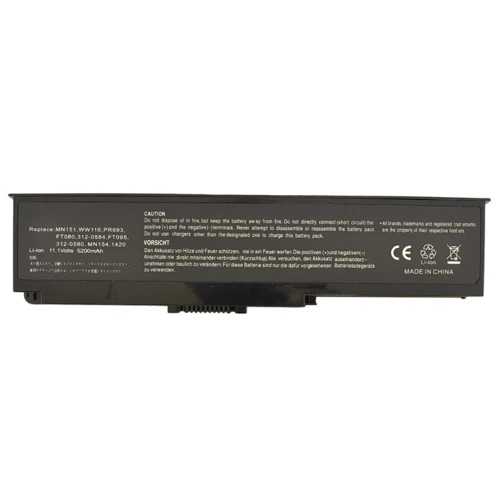 Батарея для ноутбука Dell WW116 Inspiron 1420 10.8V Black 5200mAh OEM (2519)