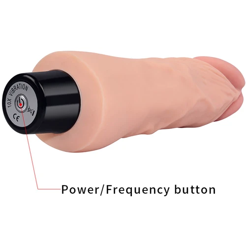 Реалистичный вибратор LoveToy Real Softee Vibrator Flesh 7"