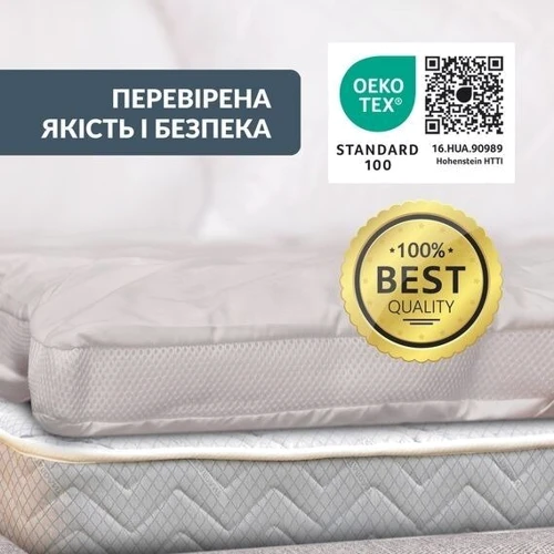 Наматрасник IDEIA Дабл антиаллергенный суперплотный 160x200 см (4820227285907)