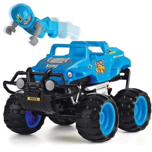 Автомобиль Monster Smash-Ups Crash Car Носорог, синий (TY5873C-1)
