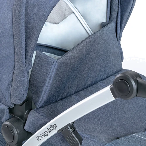 Коляска 2 в 1 Baby Design Smooth (07 Gray) фото 10