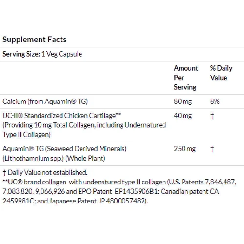 Now Foods UC-II, 60 Veg Capsules (NOW-03134): Стать унісекс