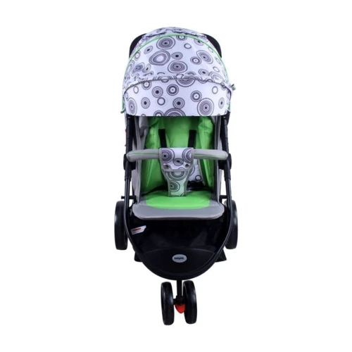 Прогулочная коляска BabyHit Trinity - Green circles: Количество блоков один
