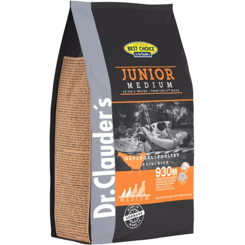 Сухой корм Dr.Clauder's Best Choice Junior Medium для щенков малых и средних пород 350 г (34002035)