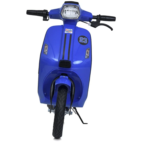 Детский электромотоцикл Bambi синий (M 6017AL-4)