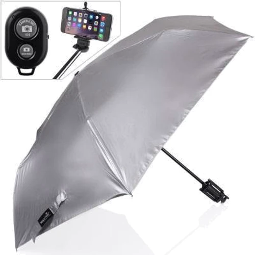 Парасолька жіночий механічний Happy Rain сріблястий (U43998-2) фото 12