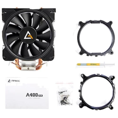 Кулер Antec A400 RGB (0-761345-10921-5): Регулировка оборотов широтно-импульсная модуляция (PWM)