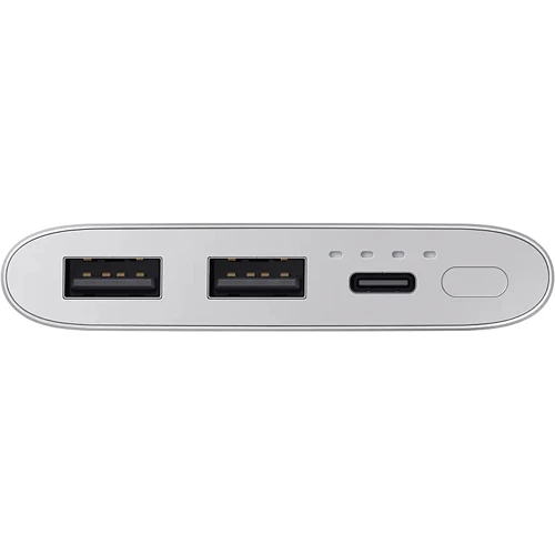 Внешний аккумулятор Samsung Power Bank 10000mAh 25W Silver (EB-P1100CSRGRU): Кабели/переходники для смартфонов в комплекте USB Type-C