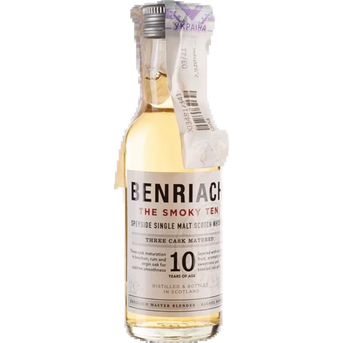 Виски BenRiach The Smoky 10yo 0.05 л (BWQ0334)