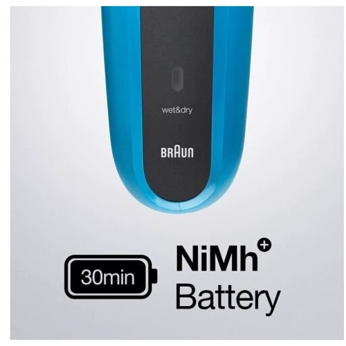 Электробритва Braun Series 3 310BT black/blue: Тип триммера Съемный
