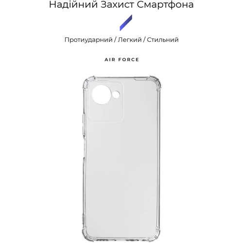 Чехол для телефонов ArmorStandart Air Force Camera cover Transparent for Realme C30s (ARM66421): Совместимость Realme C30s