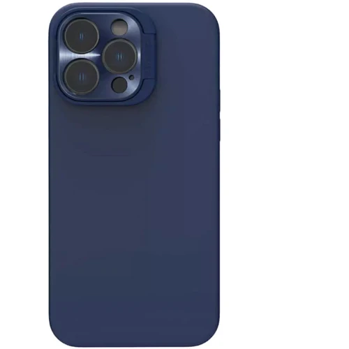 Чехол для iPhone Nillkin Silicone LensWing Magnetic Blue for iPhone 14 Pro Max