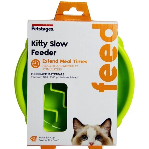 Миска-лабіринт для котів Petstages Cat Fun Feeder Wave XS салатова (pt69717): Матеріал Композит