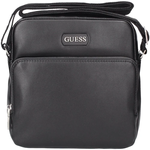 Чоловіча сумка планшет Guess Dan PU Top Zip Crossbody чорна (HMDNPUP0326-BLA)